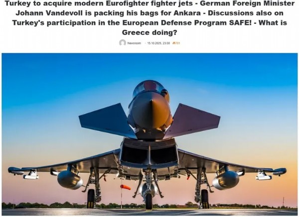 Yunanistan’da Eurofighter tedirginliği! Almanya Atina’ya baskı kuruyor